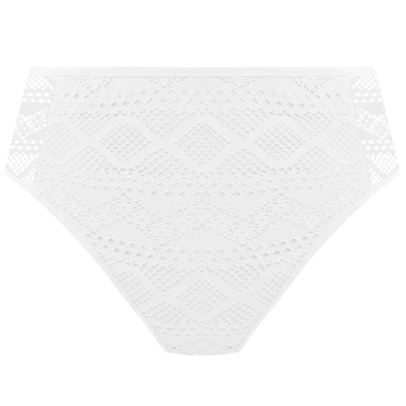 Sundance High Waist Bikini Brief White - Freya Swim