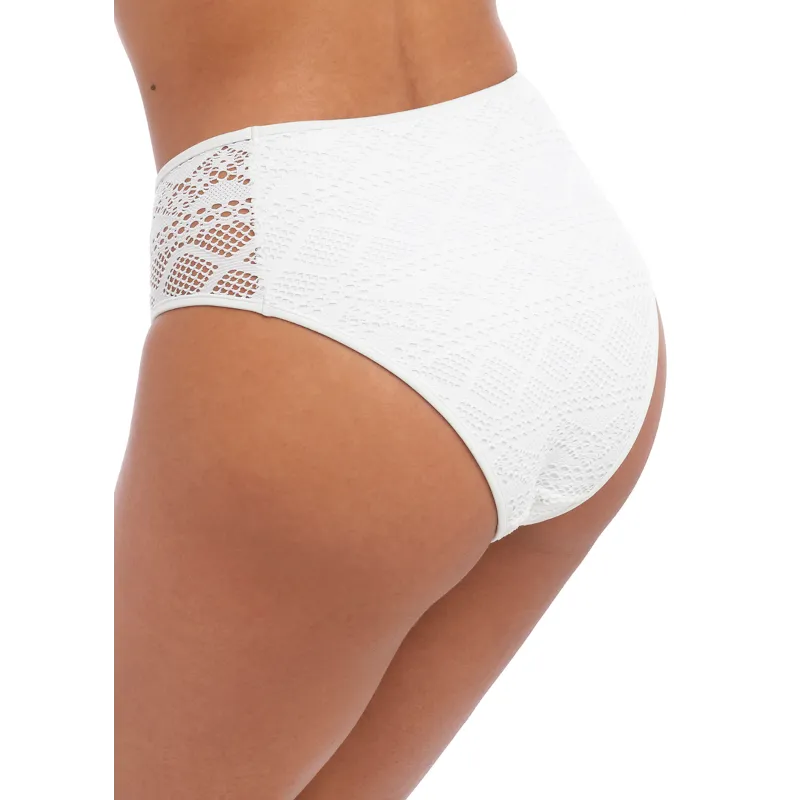 Sundance High Waist Bikini Brief White - Freya Swim