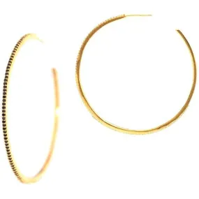 TAI Extra Large Pave Hoop