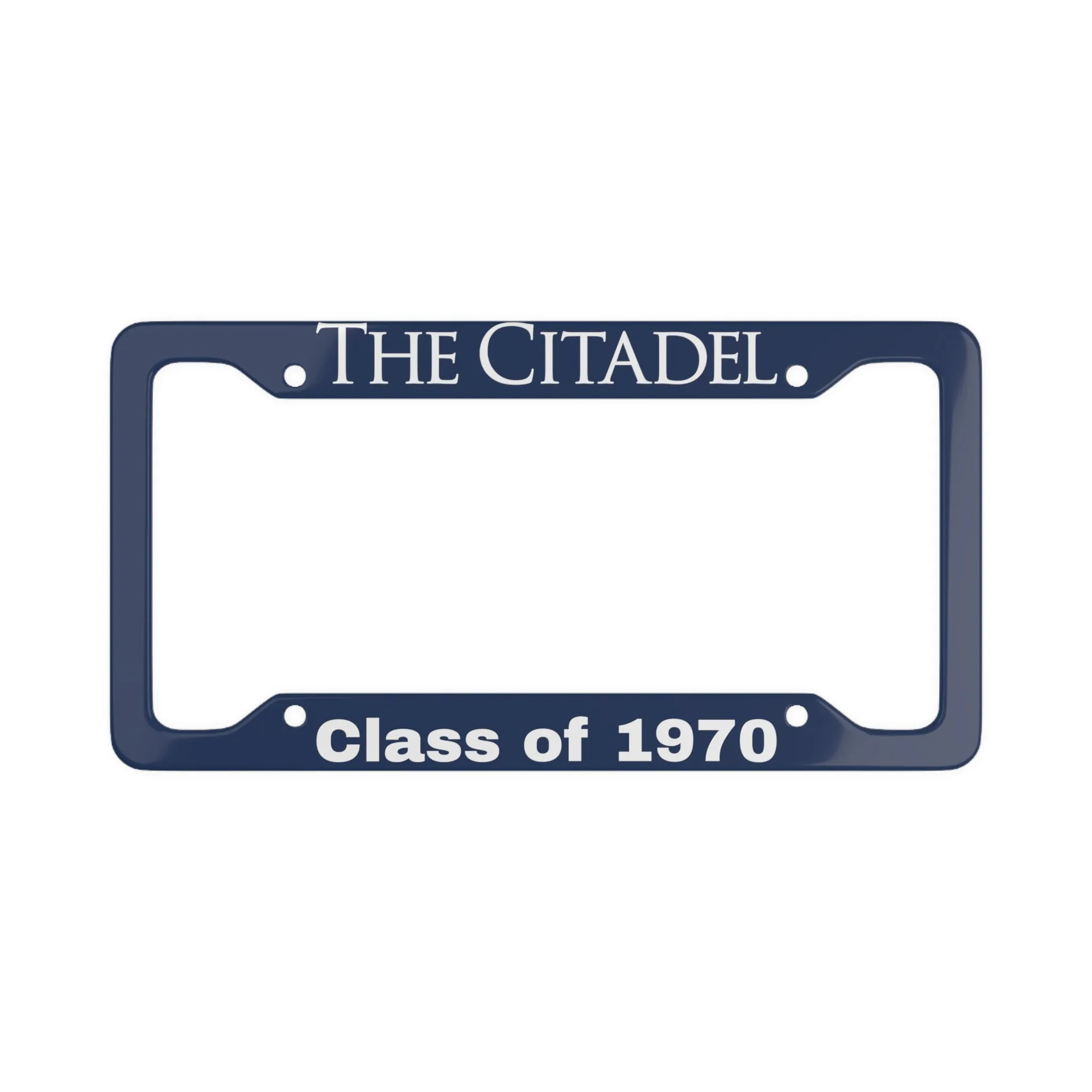 The Citadel Class of 1970 License Plate Frame