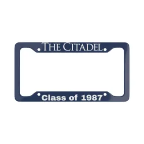 The Citadel Class of 1987 License Plate Frame