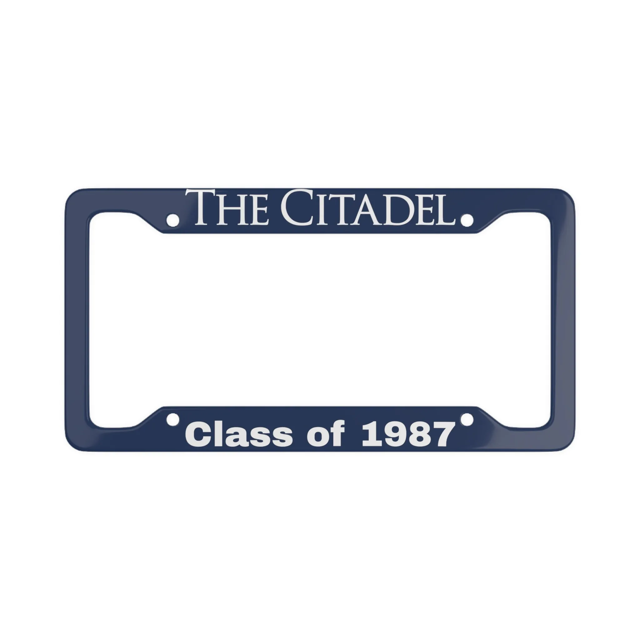 The Citadel Class of 1987 License Plate Frame