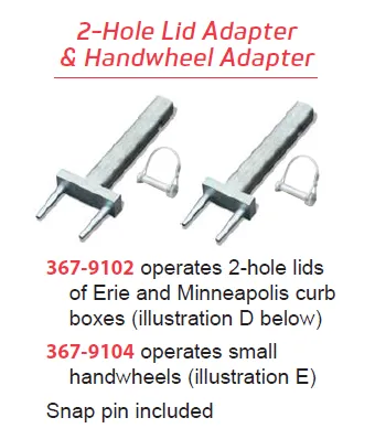 Trumbull Collapsible Valve Key & Curb Key Kit