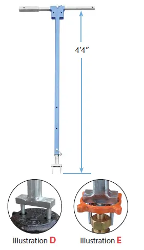 Trumbull Collapsible Valve Key & Curb Key Kit