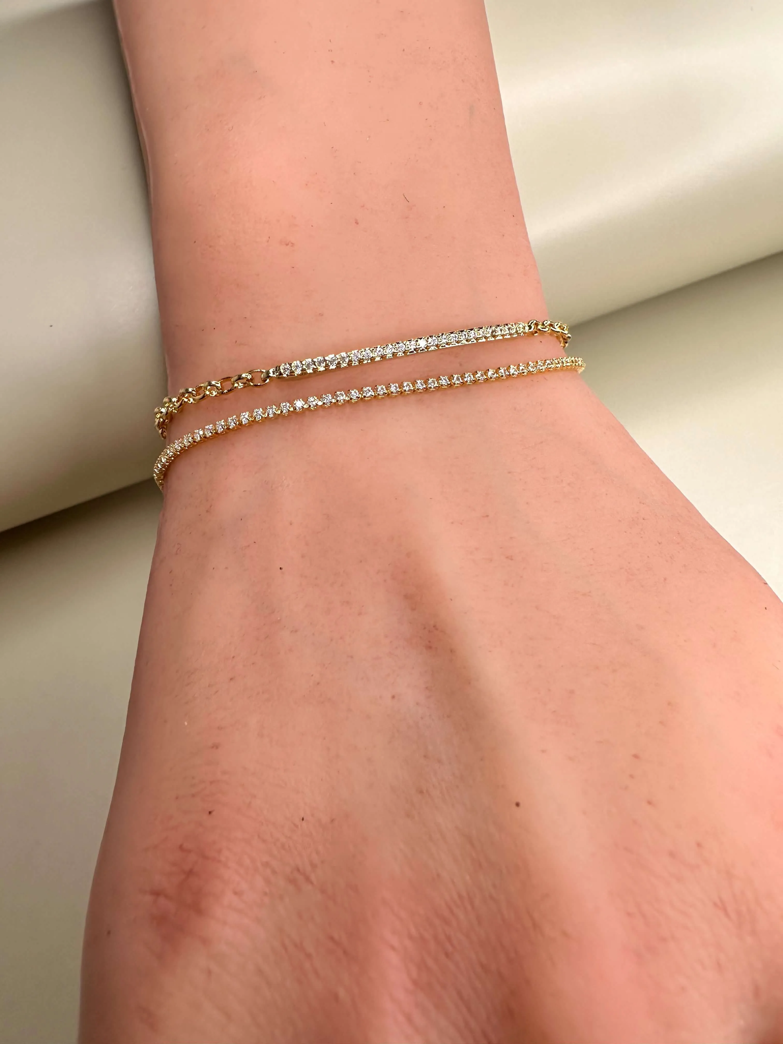 Velani CZ Bar Bracelet