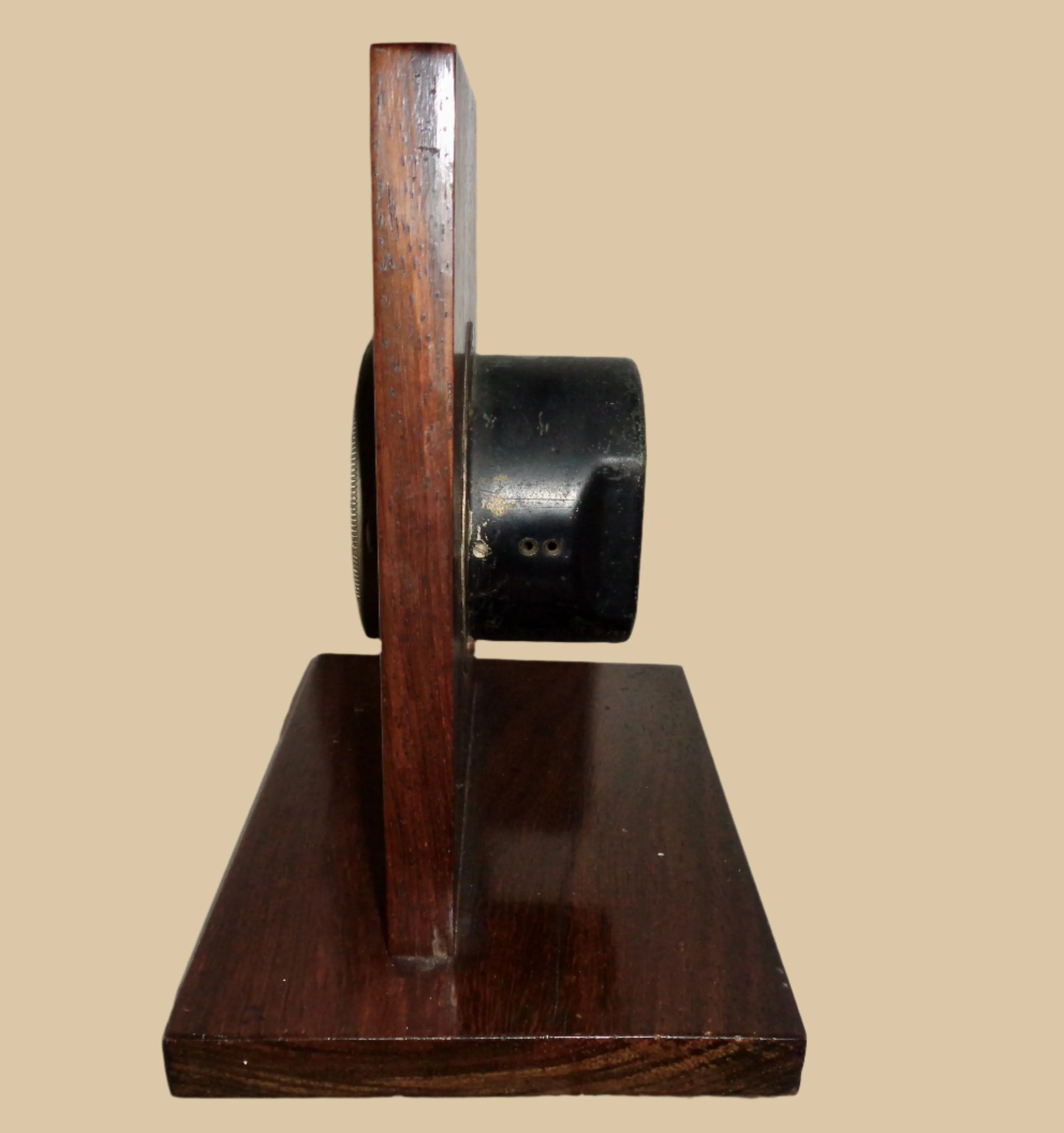 Vintage Wood Mounted Smiths Motor Car Dashboard Clock