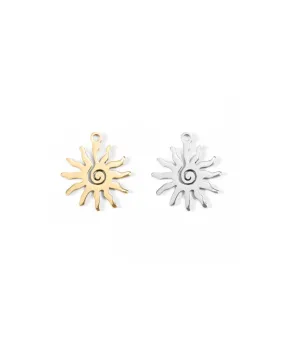 Waterproof Spiral Sun Charm