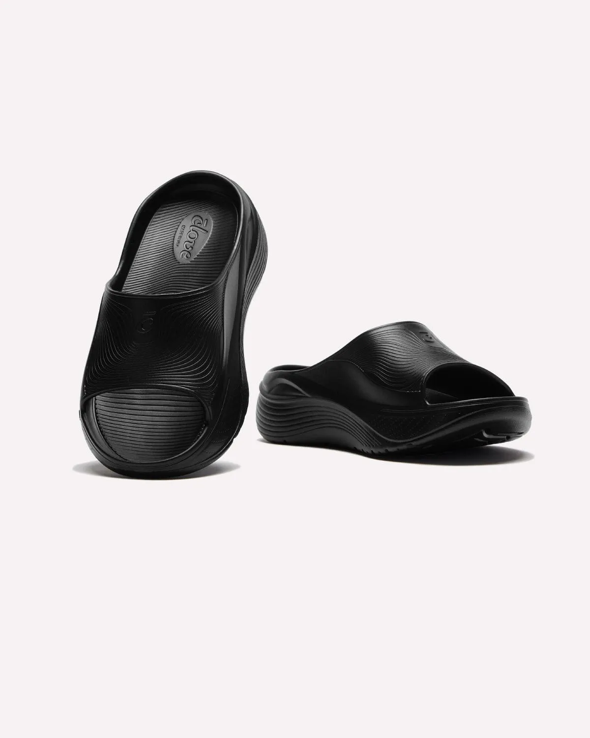 Women's SuperCush Recovery Slide - Black